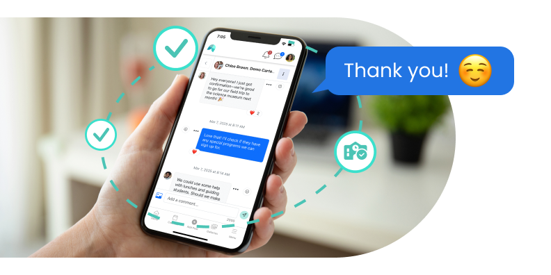 parent teacher messaging app