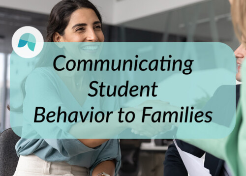 communicating student behavior