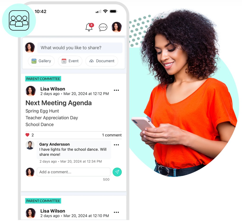 school communication PTA app