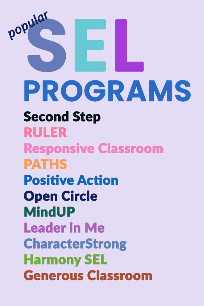 popular SEL programs